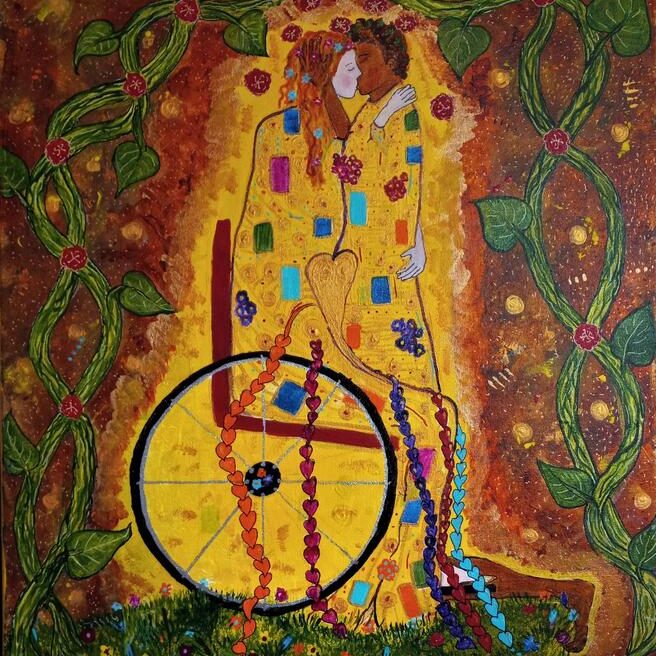 "The Kiss" by Joy Murray
