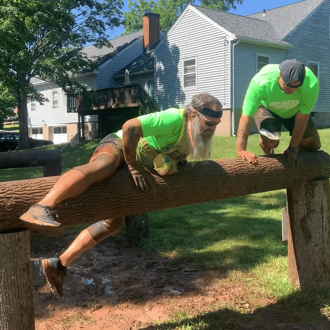 Sanchas Over The Log
